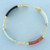 Multicolor Jade Dragon Bracelet in 14k Yellow Gold