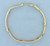 Rainbow Sapphire Bracelet in 14k Yellow Gold
