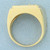 Mens Solitaire Diamond Statement Ring in 14k Yellow Gold