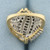 Designer Baguette and Round Diamond Statement Ring in 14k Yellow Gold