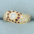 Flush Set Ruby and Diamond Ring in 14k Yellow Gold