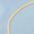16 Inch Braided Herringbone Link Choker Necklace in 14k Yellow Gold
