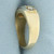 Mens Diamond Three Stone Diamond Wedding or Anniversary Ring in 14k Yellow Gold