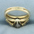 Diamond Engagement Ring and Wedding Band Bridal Set in 14k Yellow Gold