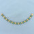 Vintage Emerald and Diamond Flower Design Bracelet in 14k Yellow Gold