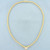 Italian Diamond Solitaire Necklace in 14k Yellow Gold