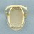 12ct Opal Solitaire Statement Ring in 14k Yellow Gold