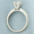 Certified Princess Diamond Engagement Ring in 14k White Gold