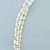 Triple Strand Baroque Pearl and Gold Bead Necklace in 14k Yellow Gold