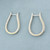 Reversible Diamond Sun Moon Stars Hoop Earrings in 14k White Gold