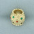 Enamel Bead Pendant in 10k Yellow Gold