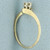 Diamond Solitaire Engagement Ring in 14k Yellow Gold