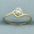 Diamond Solitaire Engagement Ring in 14k Yellow Gold