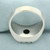 Mens Satin Finish Diamond Ring in 14k White Gold