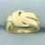 Ribbon Design Ring in 14k Yellow Gold