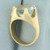 9ct Aquamarine Claw Set Statement Ring in 14k Yellow Gold