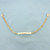 ID Nameplate Rope Bracelet in 14k Yellow Gold