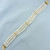 Triple Strand Cultured Pearl Bracelet in 14k Yellow Gold