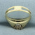 Flower Design Split Shank Diamond Ring in 14k Yellow Gold