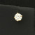 Single Diamond Screw Back Stud Earring in 14k Yellow Gold