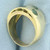 Tsavorite and Diamond Wide Band Ring in 18k Yellow Gold
