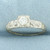 Vintage Diamond Engagement Ring in 14k Yellow and White Gold