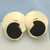 Onyx Disc Earrings in 14k Yellow Gold