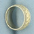 Designer Diana Leaf Nature Design Wedding Band Ring in 14k White and Yellow Gold