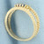 Multi Color Sapphire Rope Design Ring in 14k Yellow Gold