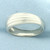 Band Design Tapered Ring in 14k White Gold