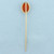 Vintage Hand Carved Cameo Stick Pin in 14k Yellow Gold