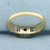 Diamond Accented Engagement Ring In 14k Yellow Gold