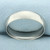 Mens Benchmark Platinum 6mm Comfort Fit Wedding Band Ring in Platinum
