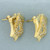 Unique Abstract Designer CZ Earrings in 18k Yellow Gold