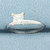 Princess Diamond Solitaire Ring in 14k White Gold