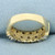 Diagonal Set Diamond Band Ring in 14k Yellow Gold