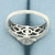 Vintage Pear Diamond Engagement Ring in 14k White Gold