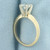 Princess Cut Diamond Solitaire Engagement Ring in 14k Yellow Gold