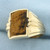 Mens Vintage Carved Tiger's Eye Cameo Ring in 14k Yellow Gold
