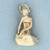 BH Bernhard Hertz Signed Little Mermaid 3D Charm or Pendant in 14k Yellow Gold