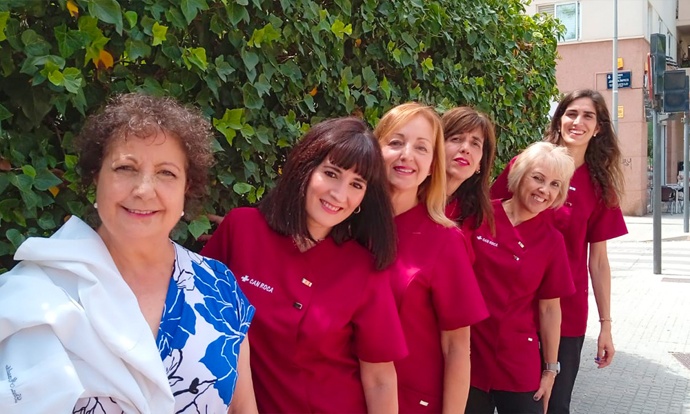 Equipo farmacéutico de la Farmacia Can Roca en Terrassa, Barcelona