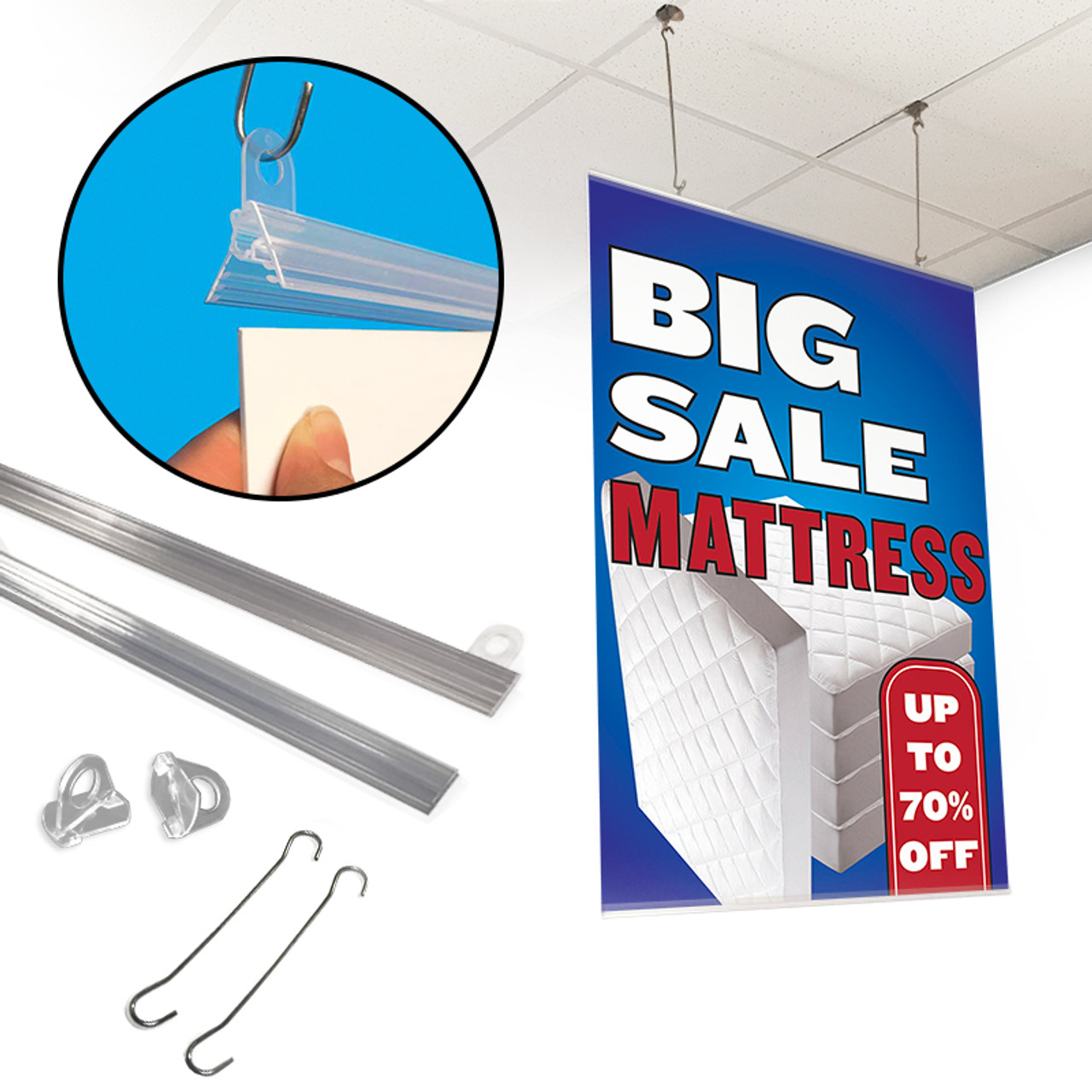 Poster Hanger Clips Banner Kits And Displays Dgs Retail