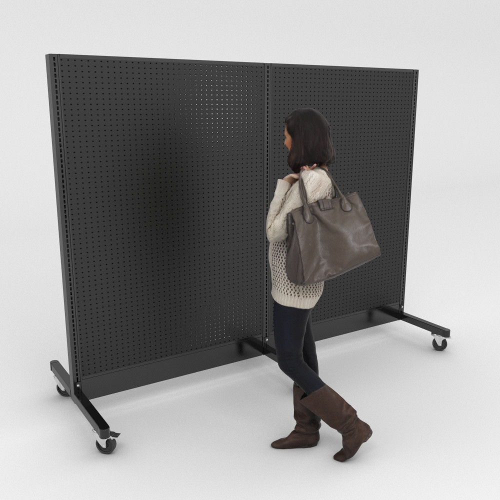 Lozier Gondola Shelving With Caster Wheels On Sale DGS Retail