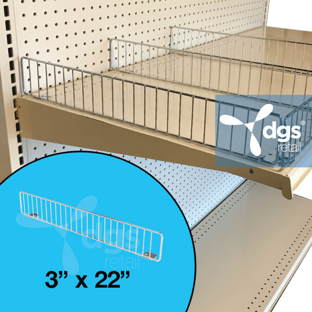 Gondola Shelf Dividers, Fences & Accessories On Sale DGS Retail