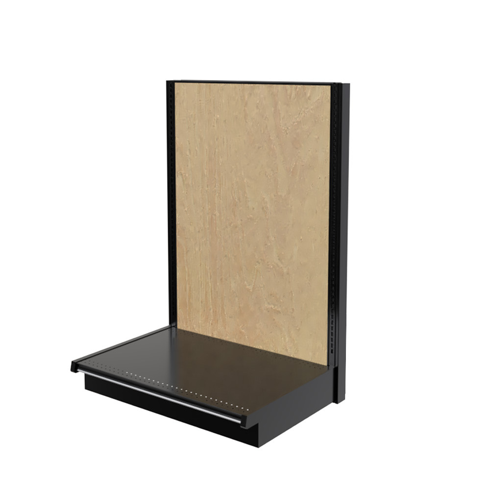 Deep Base Shelf Lozier Wooden Wall Gondola Display DGS Retail