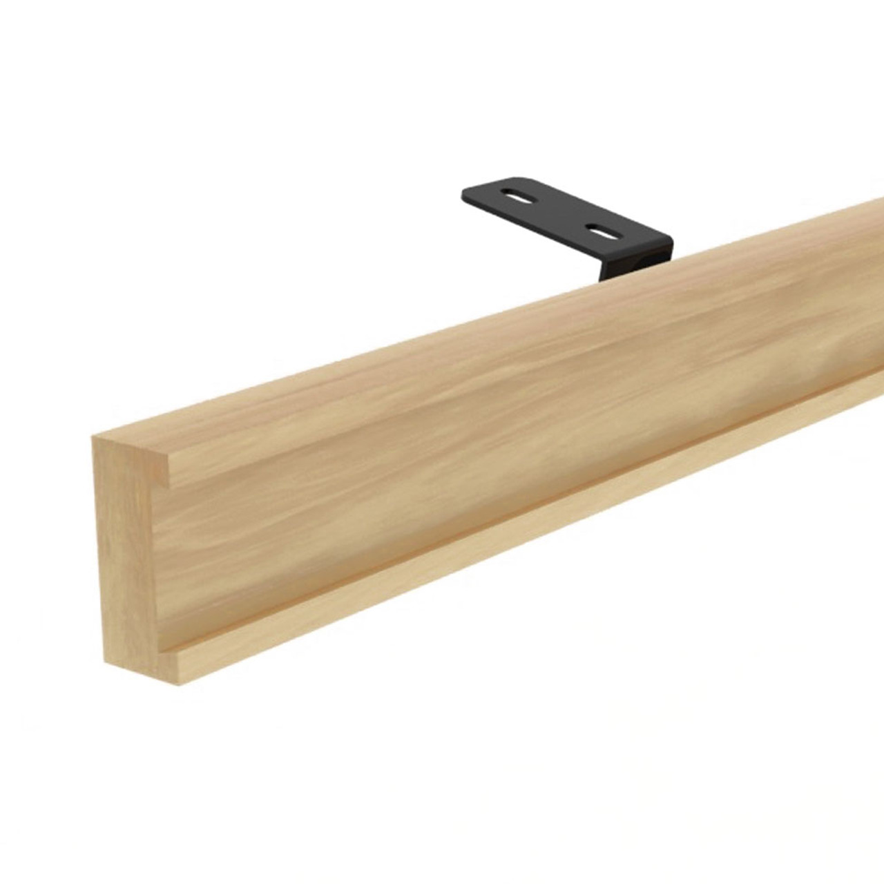 5-Pack Wooden Price Tag Holder Strip for Gondola Shelves