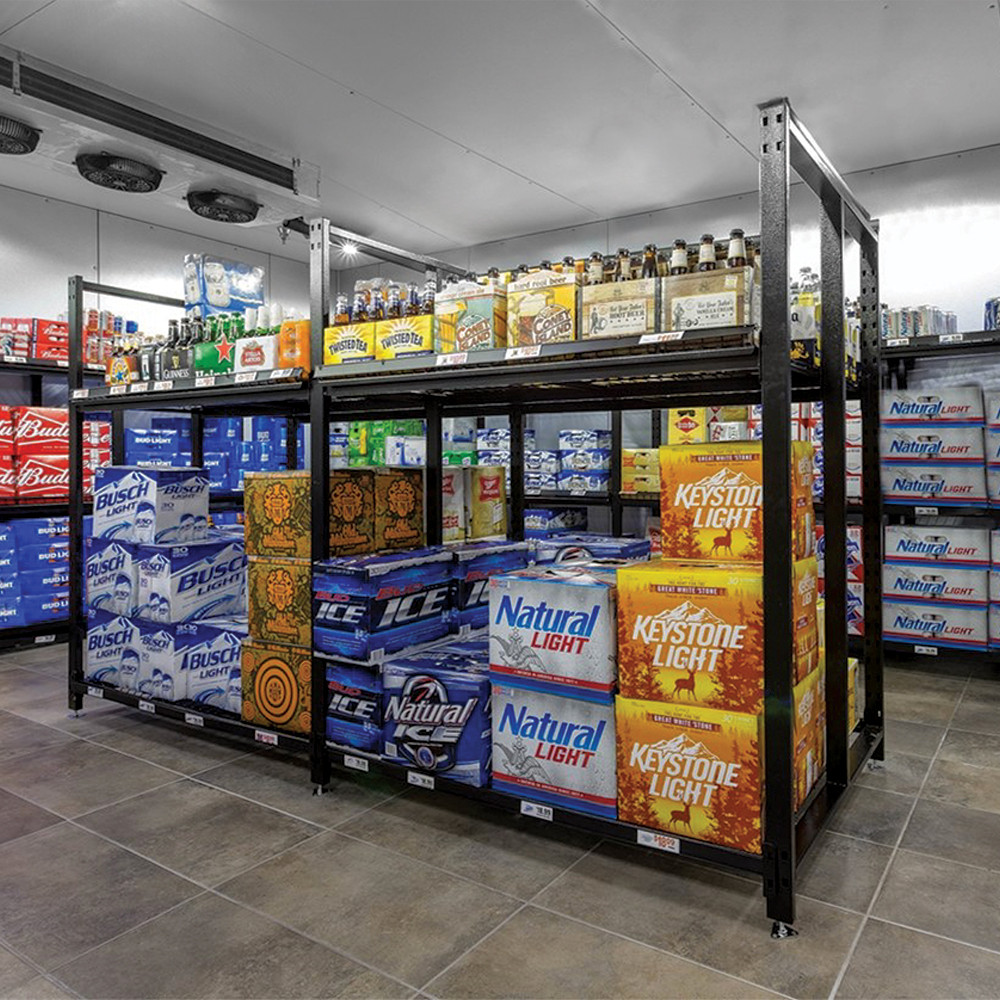 Commercial Walk In Cooler Beer Cave Shelves On Sale DGS Retail