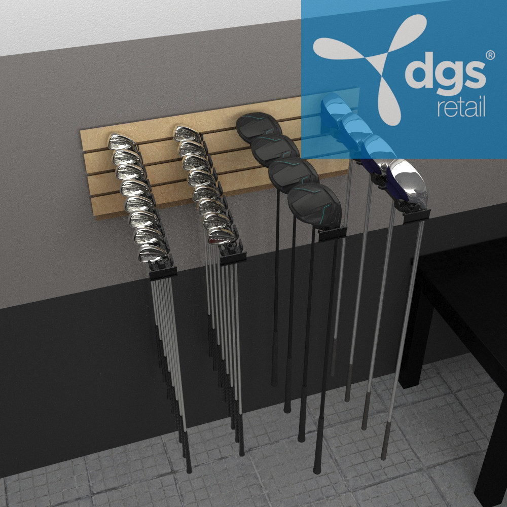 ProHome™ Precision Golf Club Gallery Rack for Garage - Professional ...