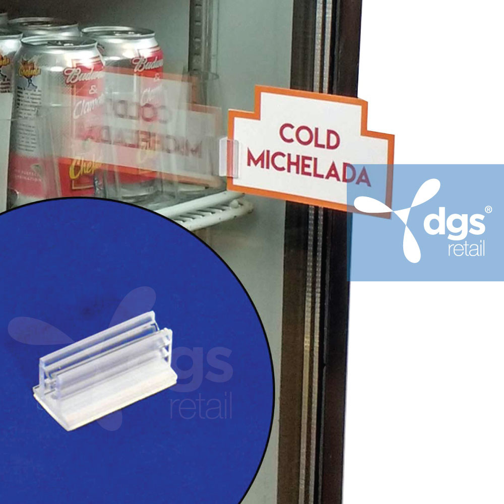 Plastic Gripper Sign Holders Suction Cup Sign Holders for Cooler Doors