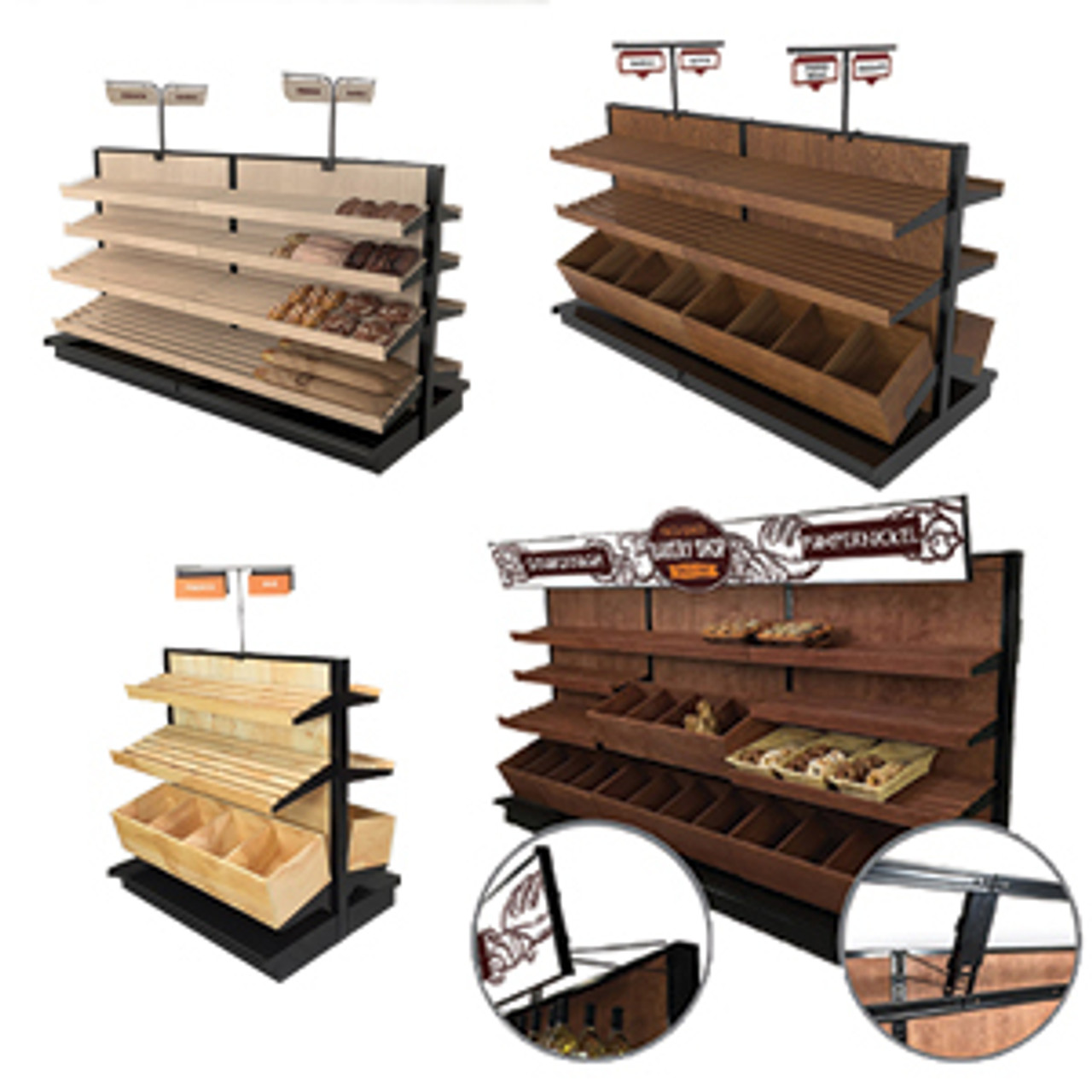 Bakery Stands, Retail Storage Racks and Restaurant Supplies